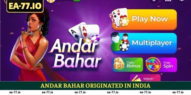 Andar Bahar originated in India
