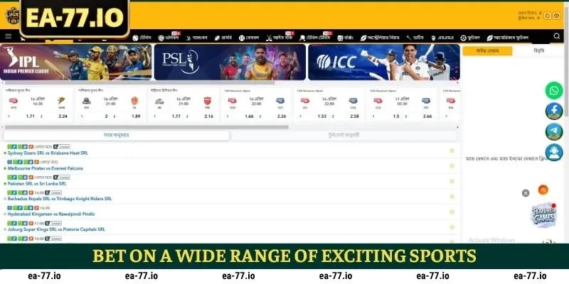 Bet on a Wide Range of Exciting Sports