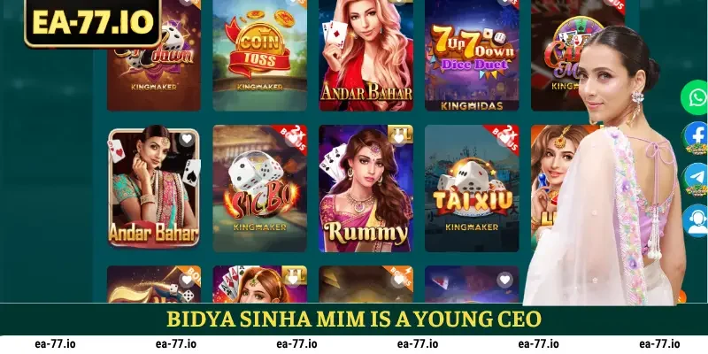 Bidya Sinha Mim is a young CEO
