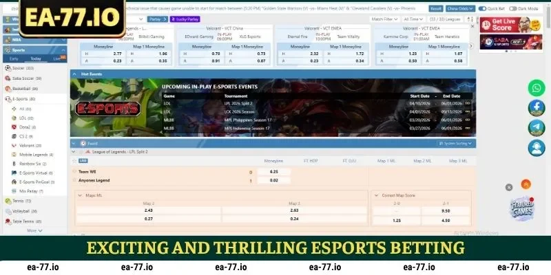 Exciting and Thrilling Esports Betting