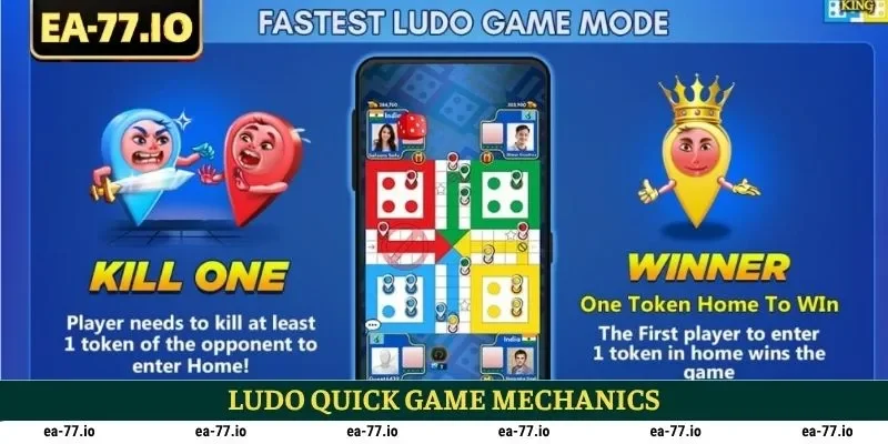 Ludo Quick game mechanics
