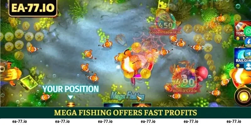 Mega Fishing offers fast profits