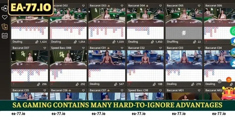 SA Gaming contains many hard-to-ignore advantages