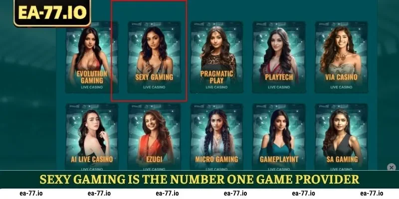 Sexy Gaming is the number one game provider