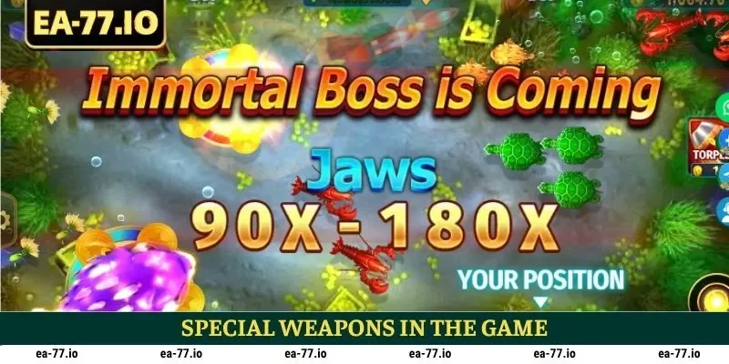 Special weapons in the game