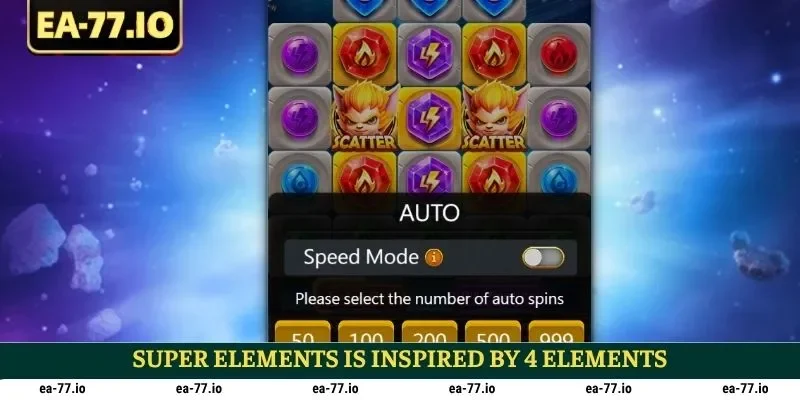 Super Elements is inspired by 4 elements