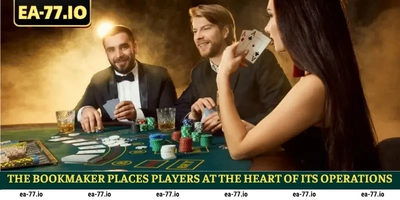 The bookmaker places players at the heart of its operations