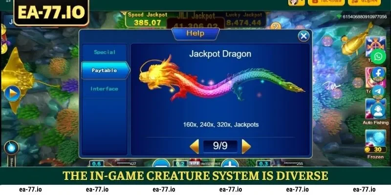 The in-game creature system is diverse, offering high rewards